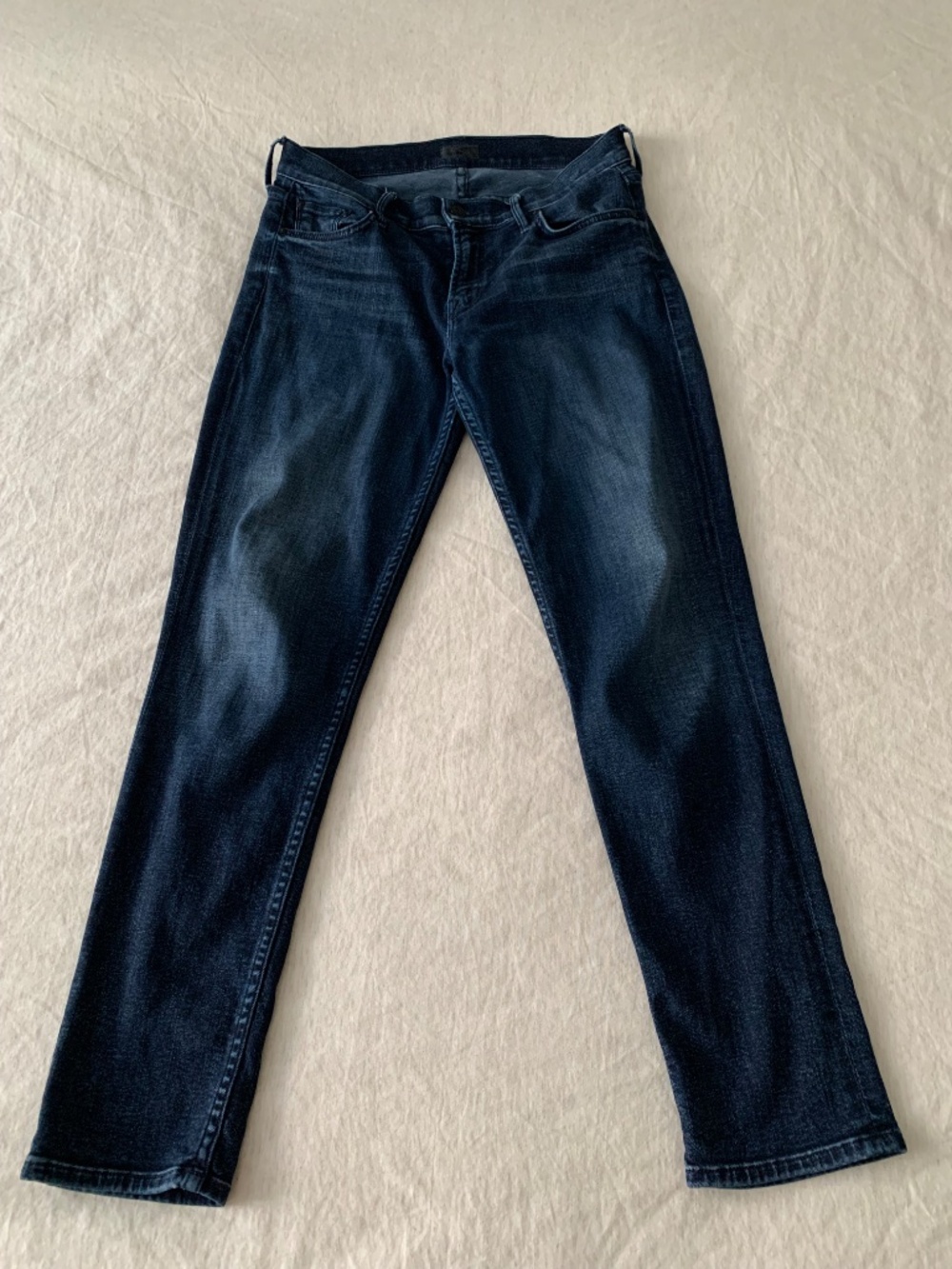 Mother Jeans The Long Dropout low Rise Skinny Dark Wash Women's size 25